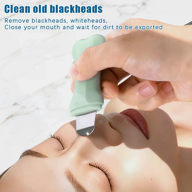 Facial Blackhead Removal Tool Light Thin Face Scraper For Deep Cleansing Face Spatula Nose Whitehead Cleaner Skin Care Beauty To