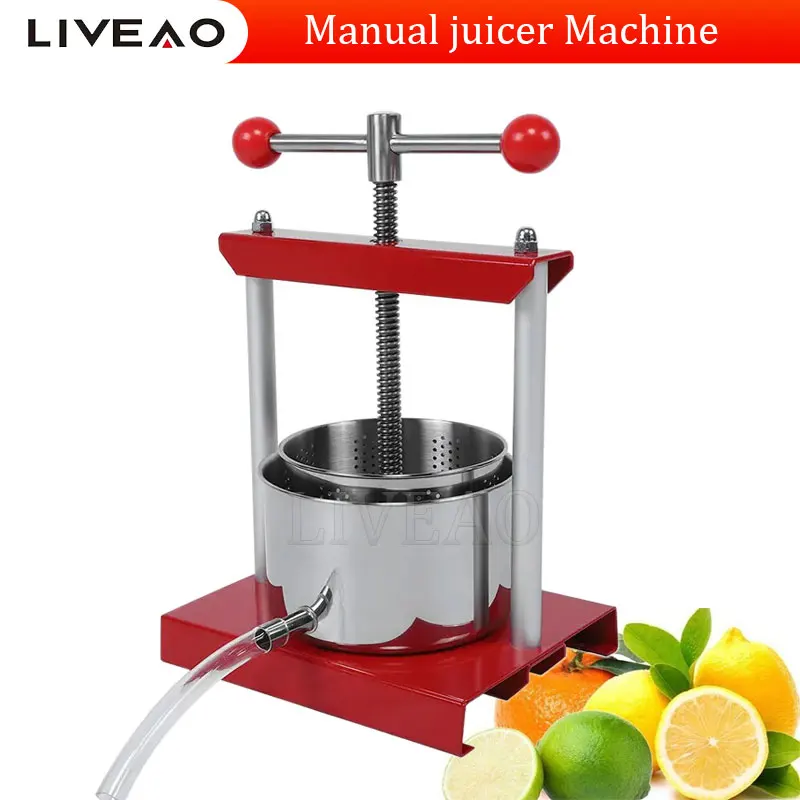 

New Manual Juicer Stainless Steel Manual Lemon Orange Citrus Juicer Hand Pressed Juice Squeezer