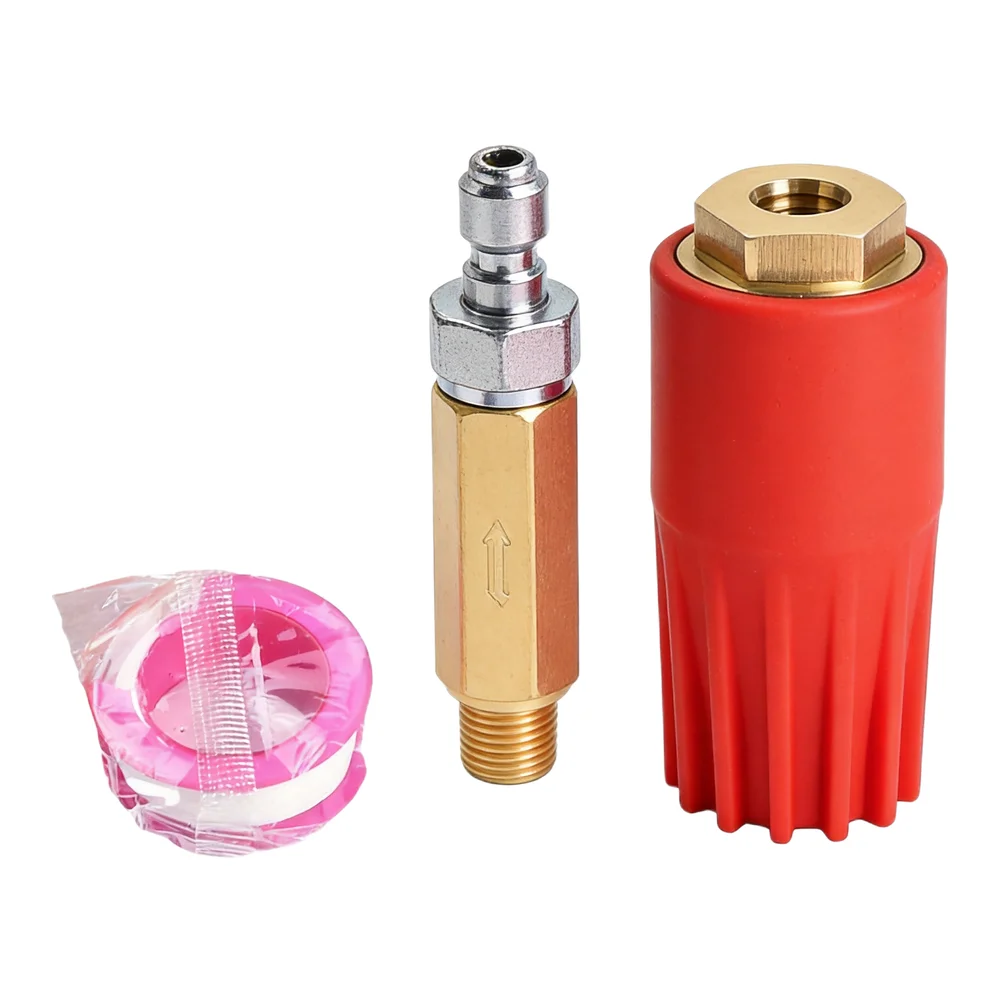 Rotating Spray Nozzle for 5100 PSI Pressure Washer For Turbo Tip with 1/4 M Quick Connect and Filtered Water Flow