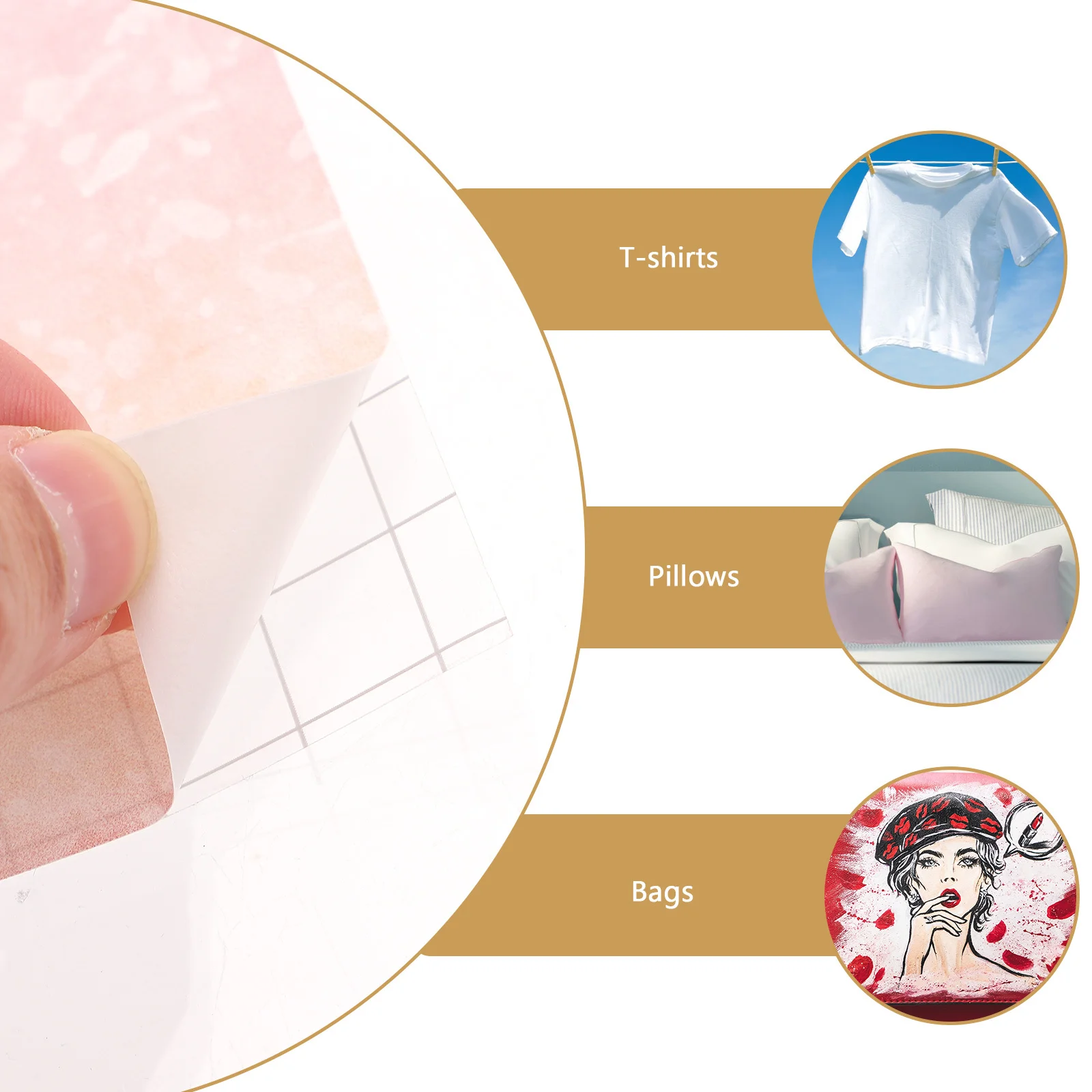 8 قطعة ورقة فيلم نقل الحرارة ورقة التسامي المائية لمتجر الملابس الحرف اليدوية صنع مشاريع DIY قوي دائم #1