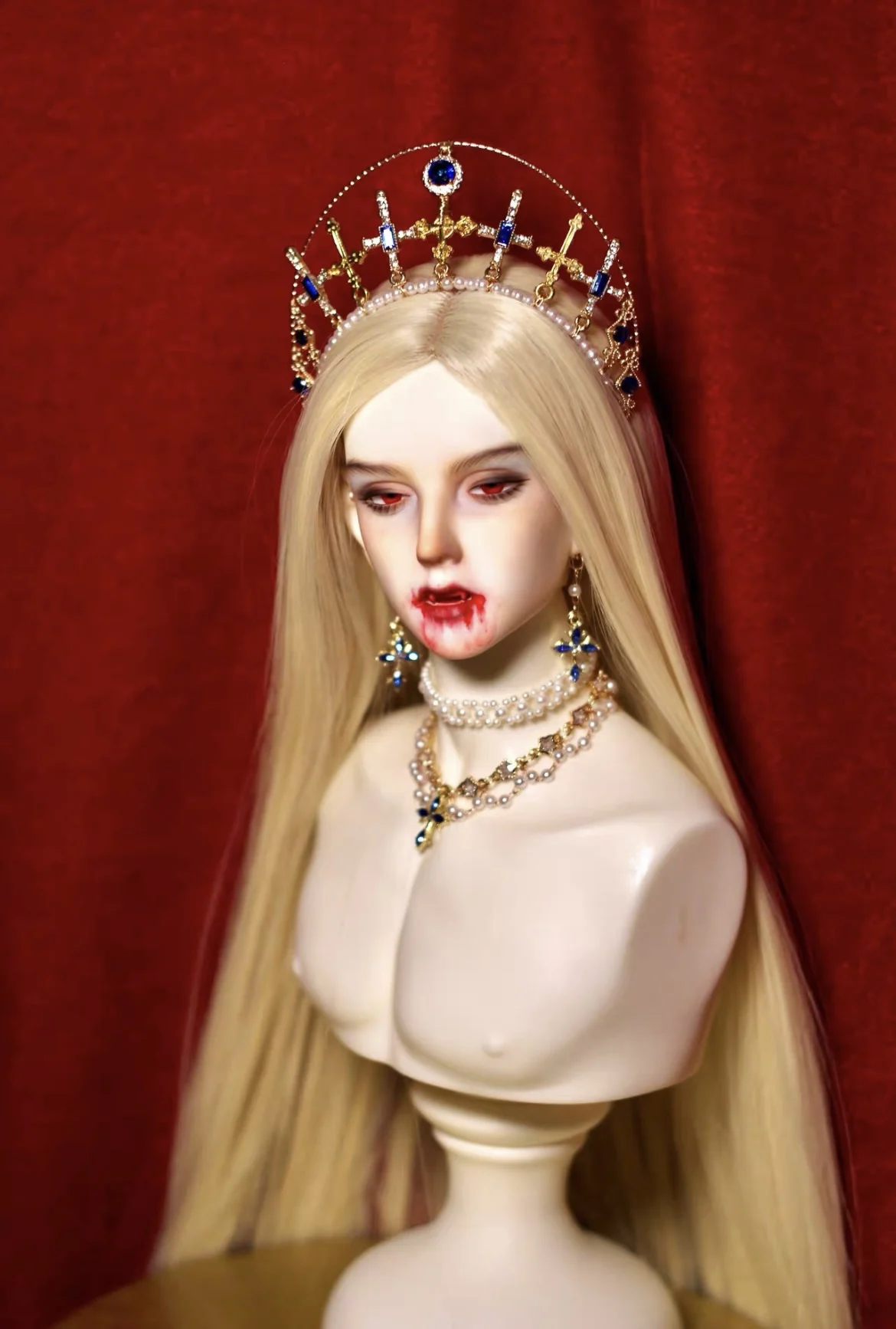 人形アクセサリー頭飾り 1/3 1/4 BJD クラウン送料無料