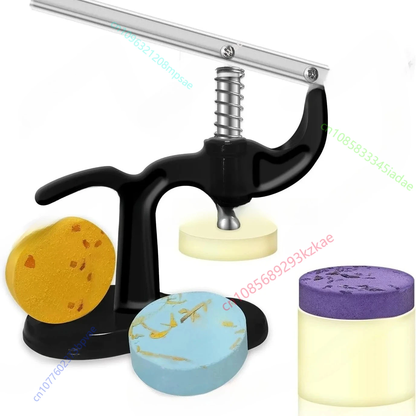 Bath Mold Kit with A Set of Molds Shower Steamers Press,Shower Tools Mold & Bath  Press for DIY Making