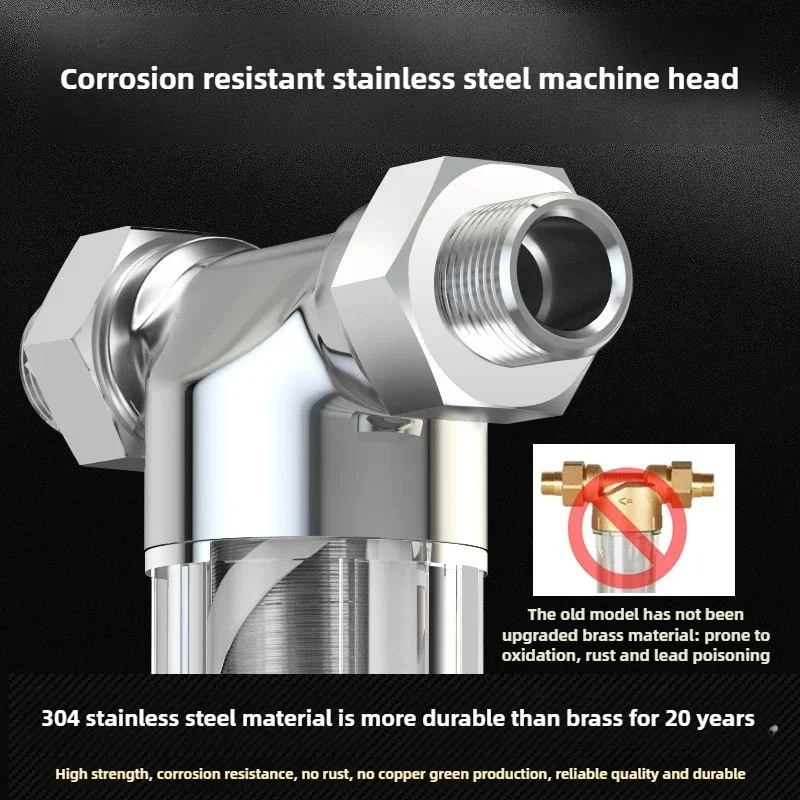 الفولاذ المقاوم للصدأ قبل تصفية المنزلية المنزل الغسيل العكسي المنزل كله مياه الصنبور المركزي