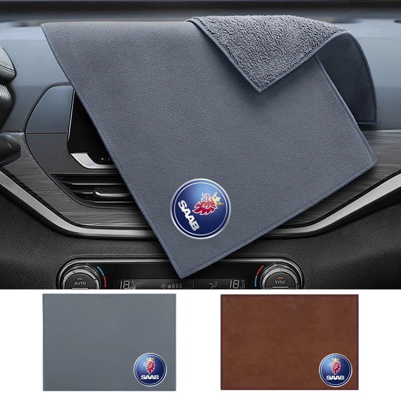 Microfiber Cleaning Towel Thicken Soft Drying Cloth Car Body Washing Towel for SAAB SCANIA 9000 900 428 03-10 9-3 9-5 93 95 