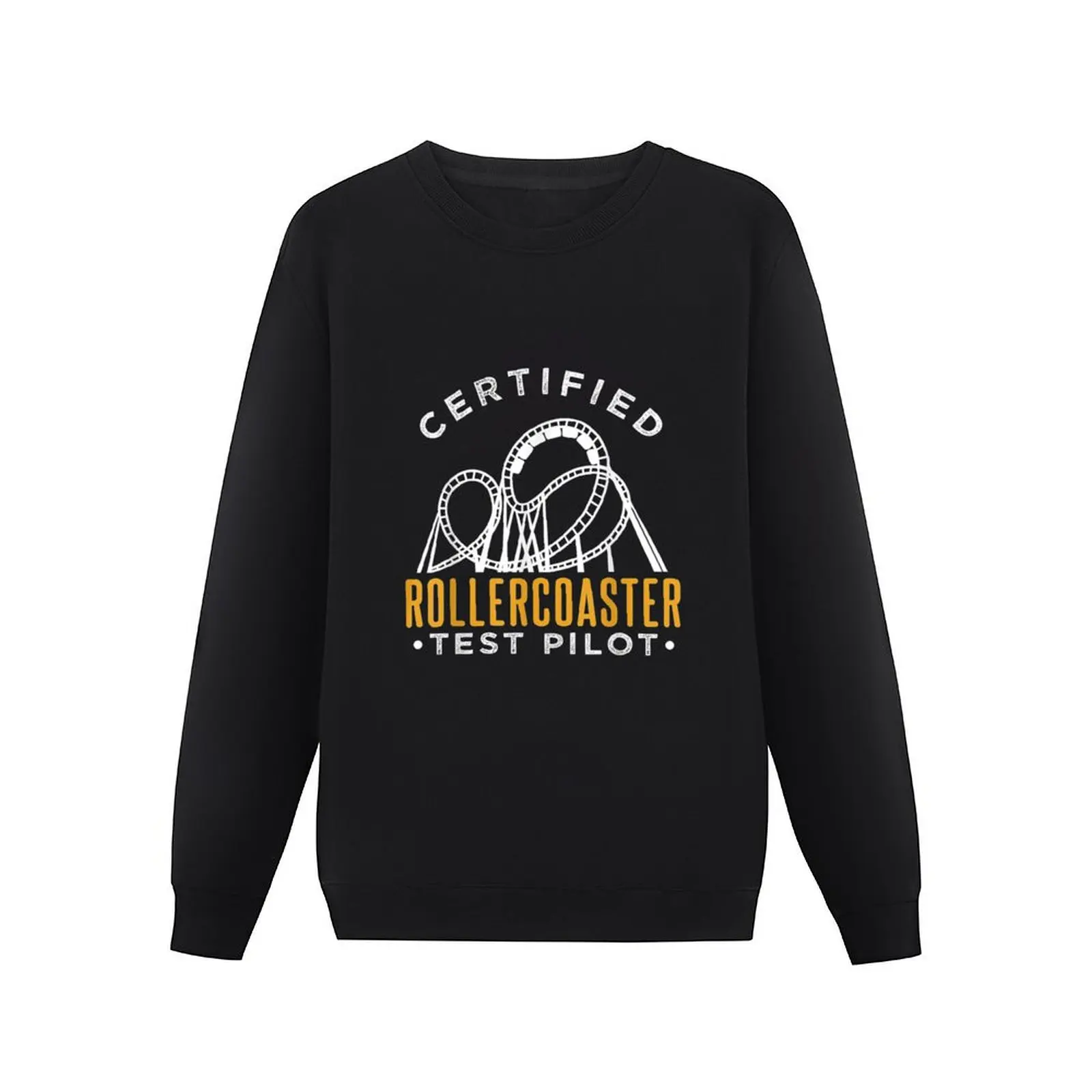 Certified Rollercoaster Test Pilot Pullover Hoodie autumn new products male clothes winter clothes hooded sweatshirt for men