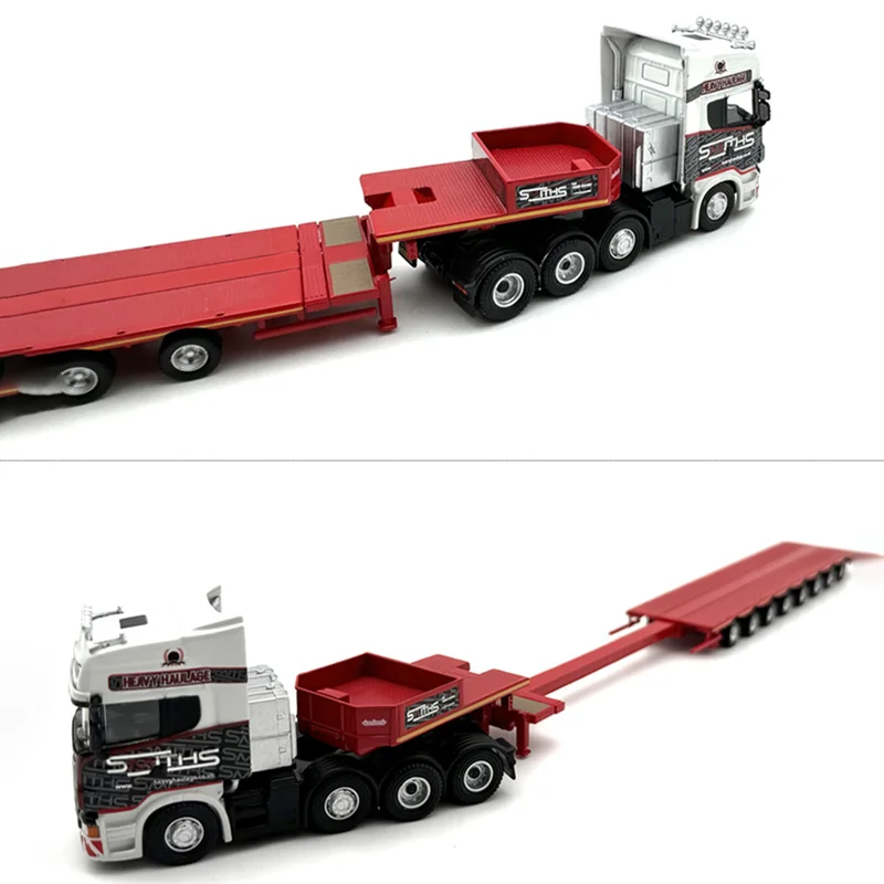 Nuovo In Magazzino Oxford 1:76 Scania Multi-Asse Rimorchio Semi-Rimorchio Camion In Lega Auto Pressofuso Ornamenti Giocattoli Personalizzati Kid Regalo Di Natale