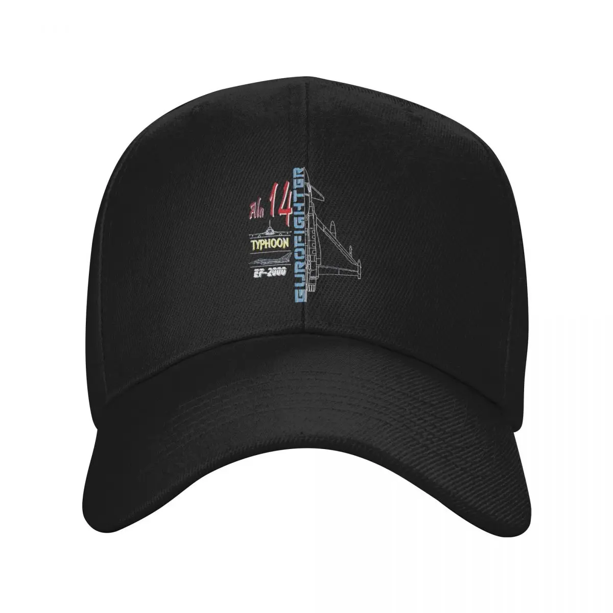 Ala 14 Eurofighter Typhoon Profile Breathable Design Men's Hats Caps For Men Women's Baseball Cap