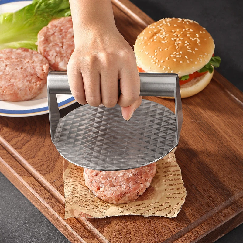 

Smash Burger Press Burger Press Patty Maker Stainless Steel Non-Stick Professional Heat-resisting Burger Smasher Griddle