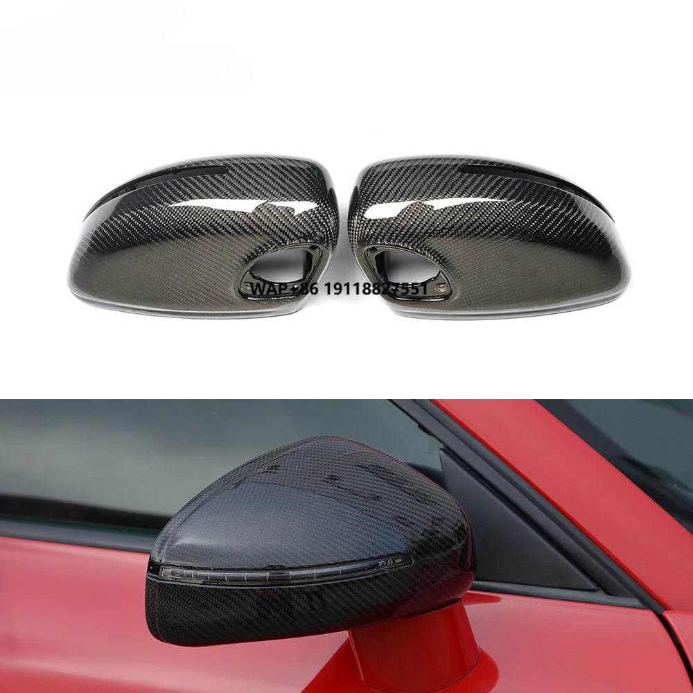 

Carbon Fiber Side Car Wing Mirror Cover for R8 Spyder Convertible Door Rear View Cover