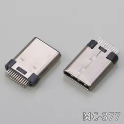 1-20PCS USB 3.1 Type C 24Pin USB-C Male Plug Connector SMT Type USB Male Port DIY Socket