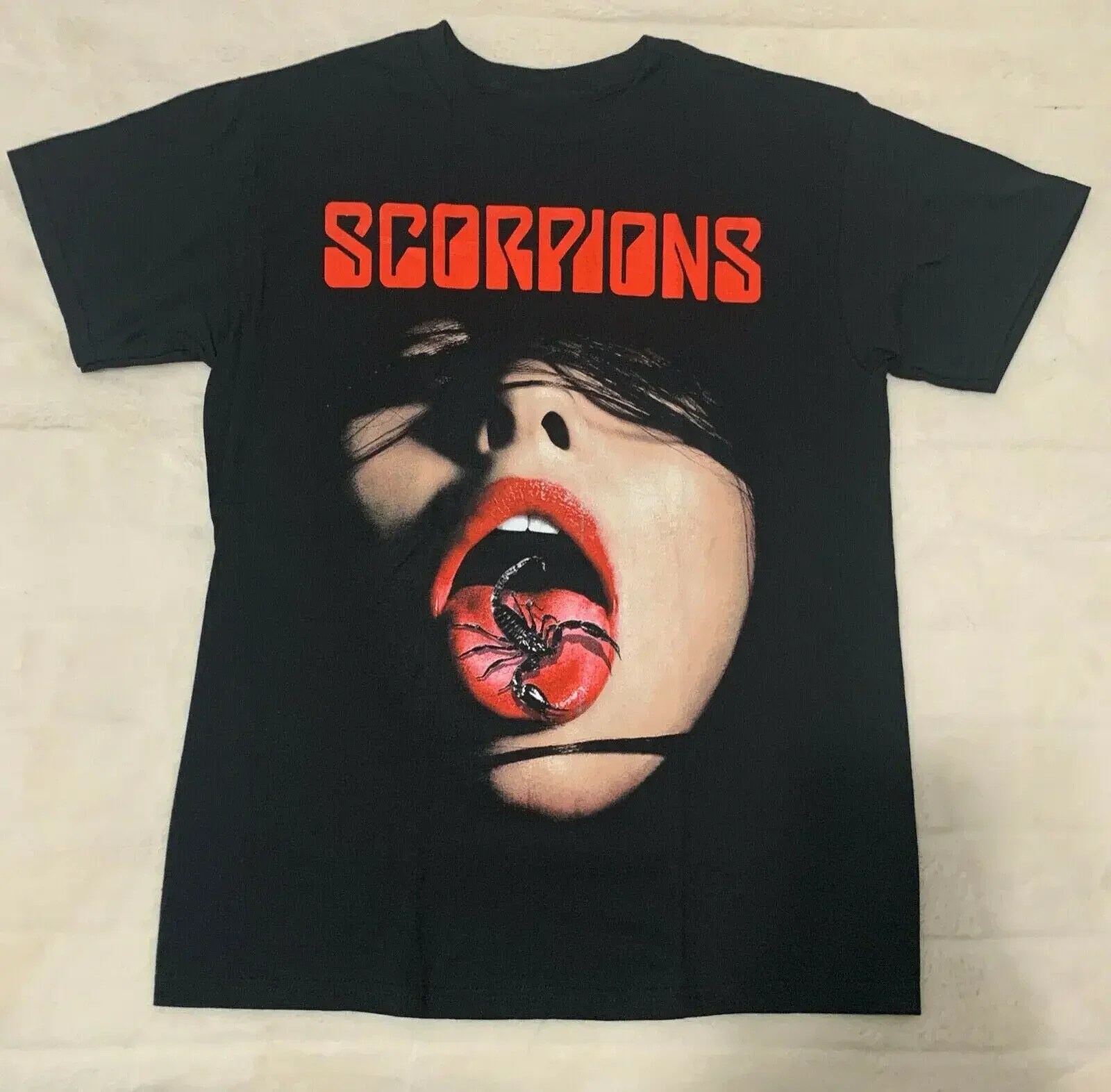 

Rare Scorpions Band German Rock Punk Black Men S-234XL T-Shirt EL059