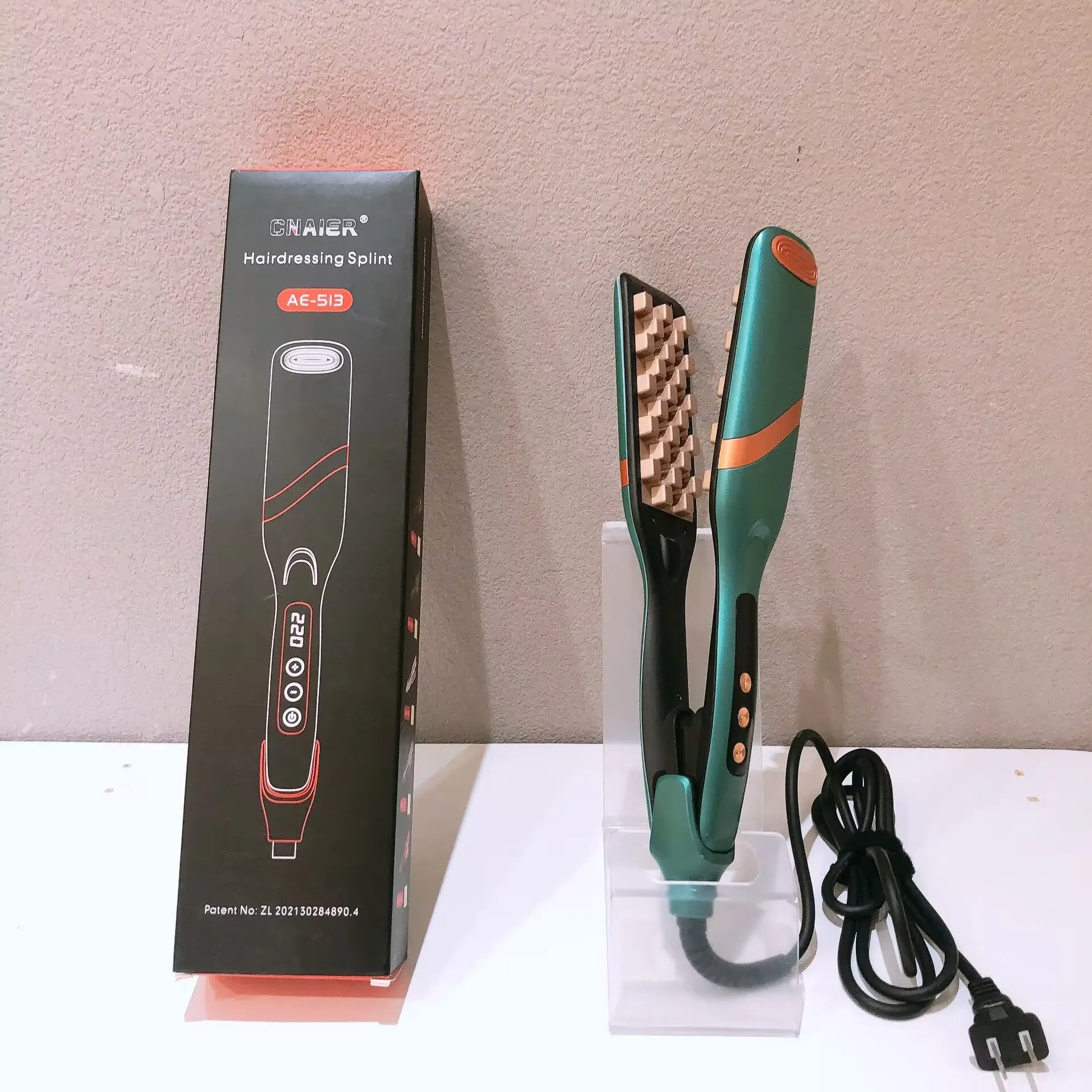 

75 Вт PTC кукурузный зажим для волос, пушистый, с отрицательными ионами, электрическая подушечка для завивки волос, многофункциональный электрический зажим для корня волос