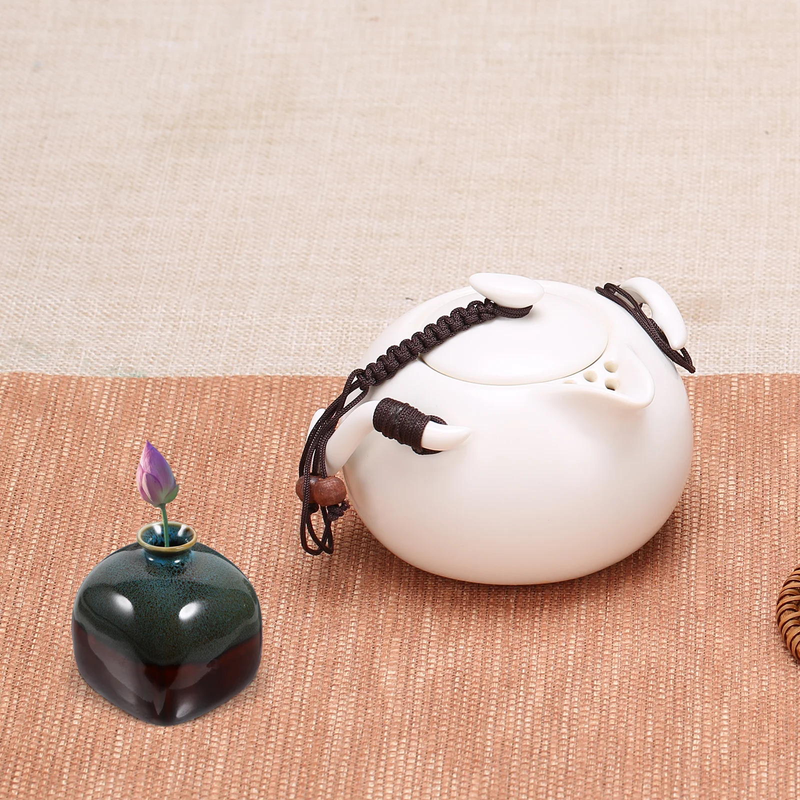 

4Pcs Ceramic Mini Vase Flower Container Home Decoration Tabletop Hydroponic Desktop Decorative Vase Flower Container