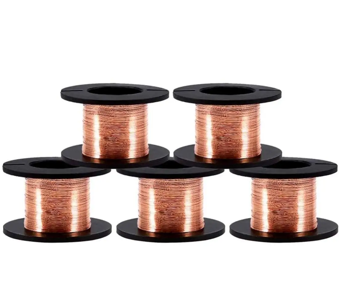 

Enameled Copper Wire, Diameter 0.1mm Enamelled Repair Wire for Precision Motherboard Winding Magnet Copper Solder Wire