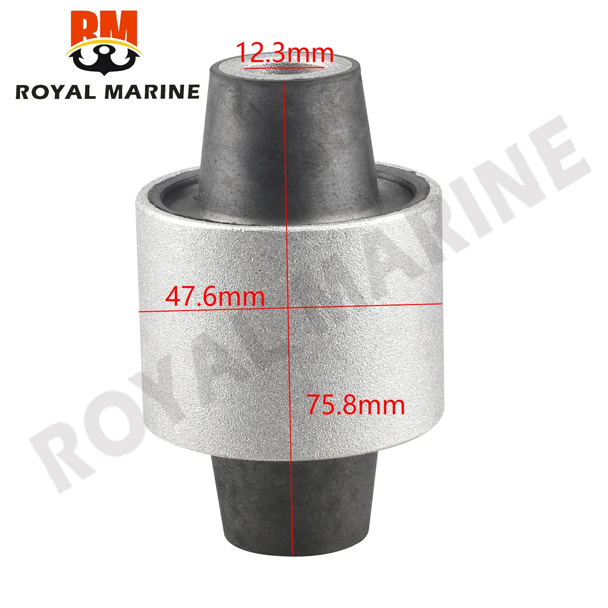 687-44555-00-94 Mount Damper, Lower Side for yamaha outboard motor 40 50 55 60 70 75 80 85 90 2-storke 687-44555