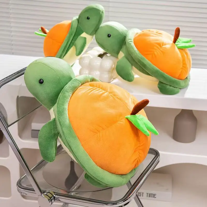 35/45/55 ซม.จําลองผลไม้เต่าตุ๊กตาตุ๊กตาPlushของเล่นตุ๊กตาทําด้วยมือการ์ตูนอะนิเมะน่ารักเด็กของขวัญวันเกิดตุ๊กตาสนุก