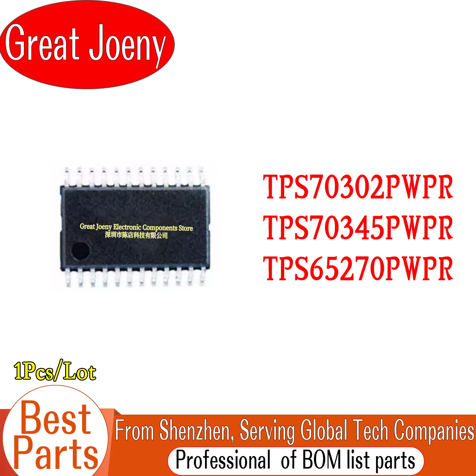 PT70302 PT70345 TPS65270 TPS70302 TPS70345 TPS70302PWPR TPS70345PWPR TPS65270PWPR IC Chipset TSSOP-24