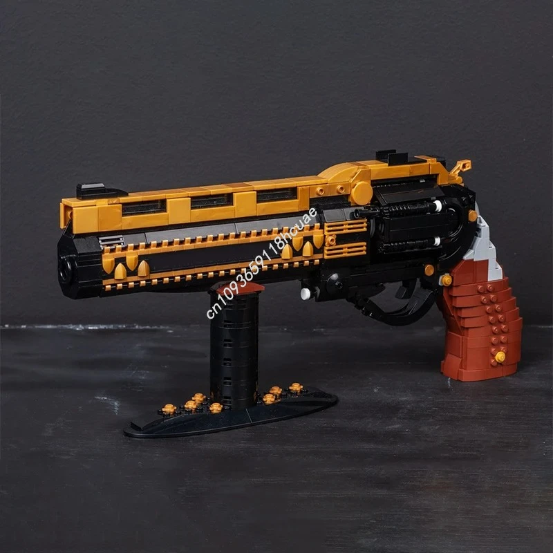 928 ELEMENTÓW MOC Destiny The Last Word Egzotyczny Ręczny Kanon Model Klocki Konstrukcyjne DIY Kreatywne Zabawki Edukacyjne Prezent dla Dzieci