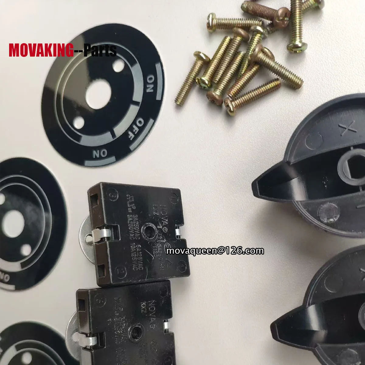 Espresso Machine Parts Knob Gear Plate Fixing Screw Power Switch For HEYCAFE HC600 Kaffa LEHEHE Bean Grinder Replacement