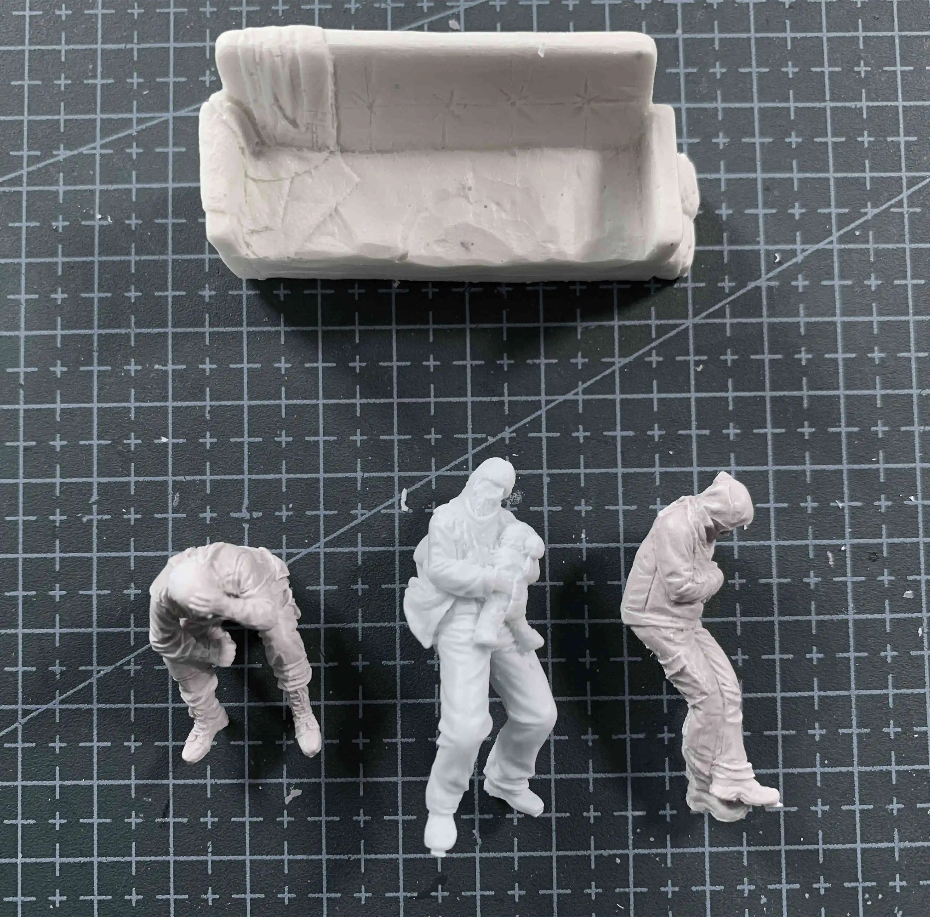 1/35 Resin Figure model kits NAP Sleep  Unassembled and unpainted 943