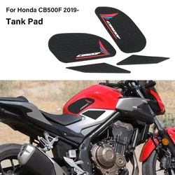 Rubber Anti-slip Traction Sticker For Honda CB500F CB 500 F 2019-Motorcycle Fuel Tank Side Protection Pad Tank Pads