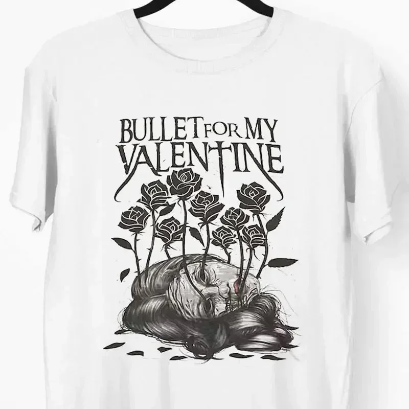 Remake Bullet For My Valentine 2009 Tee Brand New White Shirt Rock
