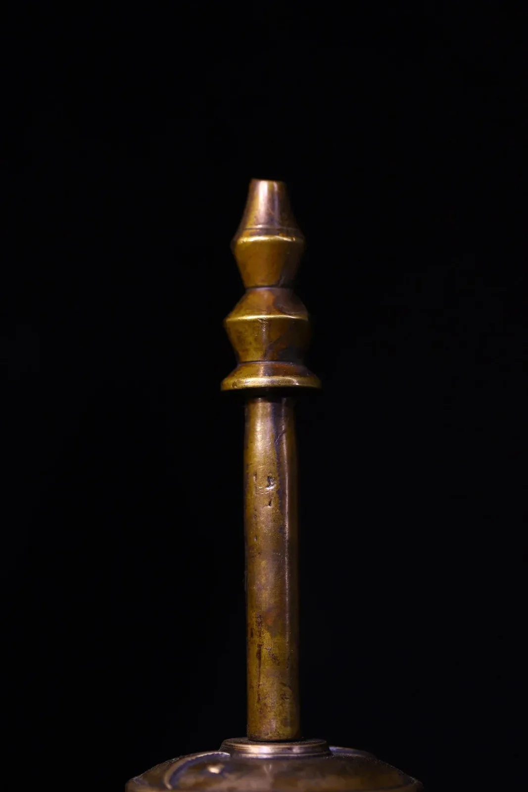Bronze Sanqing Bell Taoism Exorcism Artifact Ringing Bell Amulet Worship Hall