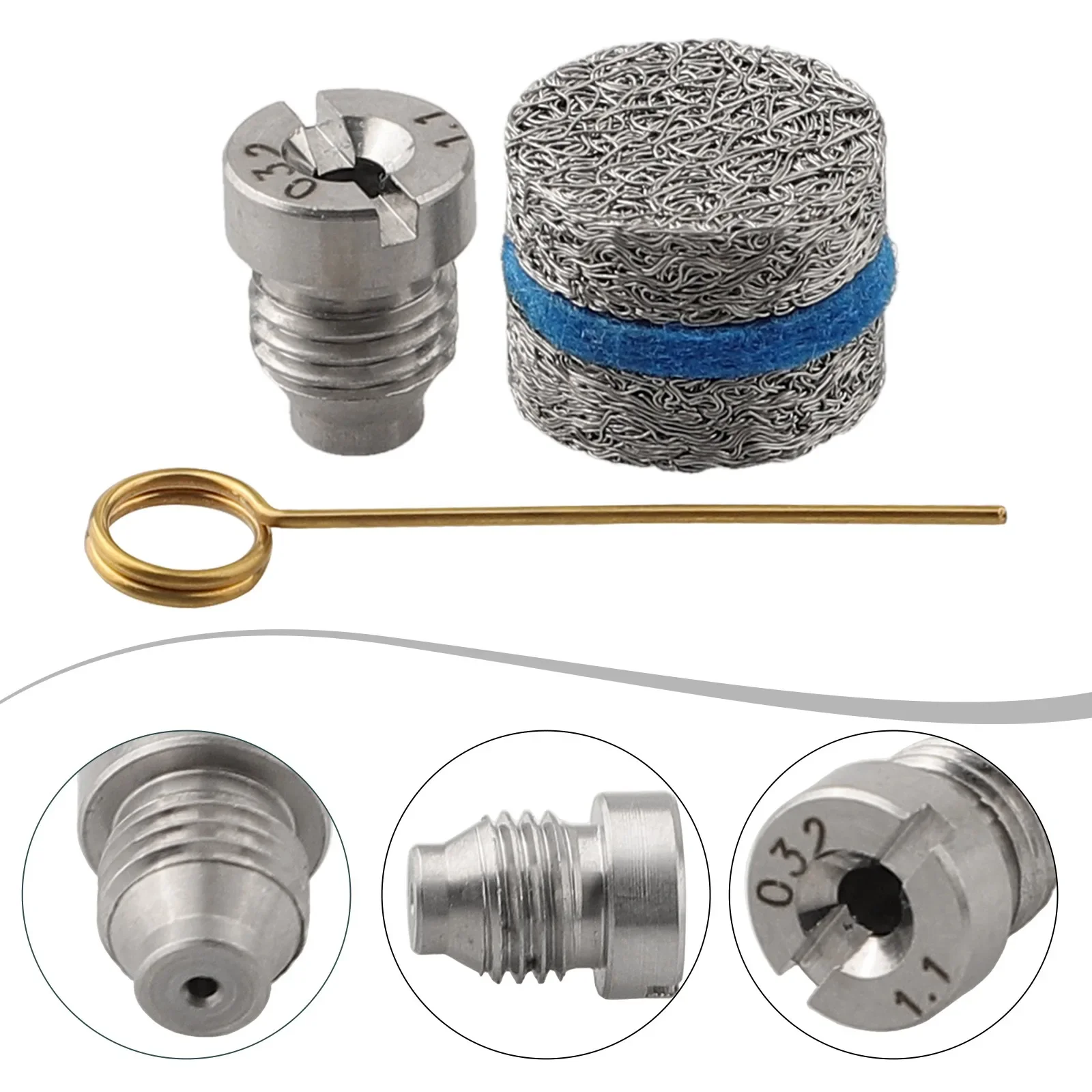 

1.1 Mm Foam Nozzle 3000PSI Foam Pot Easy Maintenance Efficient Cleaning High Pressure Cleaning For RVs For Vehicles