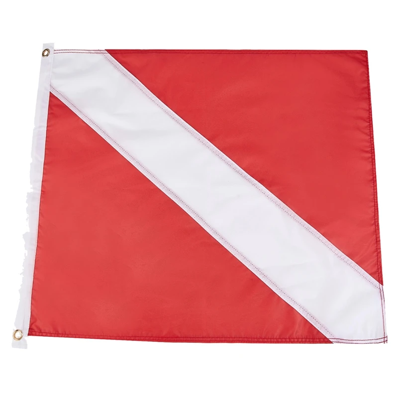 Scuba Diving Flag Boat Signal Flag Snorkeling Boat Signal Floater Flag For Underwater Scuba Diving Spearfishing