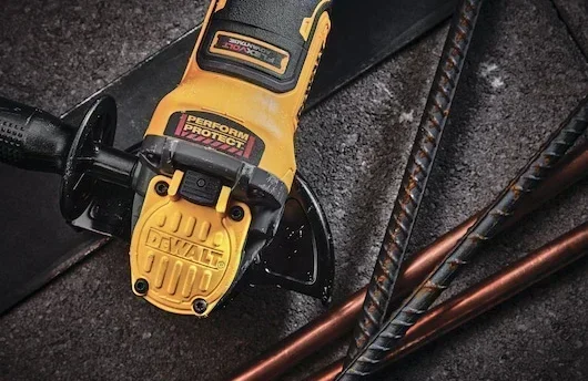 Szlifierka kątowa DEWALT DCG409 20V akumulatorowa bezszczotkowa, narzędzie do cięcia, 125mm, przenośna polerka akumulatorowa