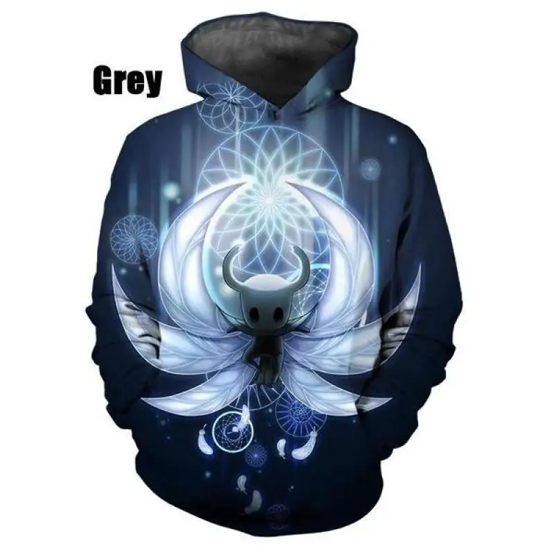 Hollow Knight Hoodie For Men Women Fashion 3D Casual Pullovers Sweatshirts Streetwear Long Sleeve Plus Size Mens Hoodies