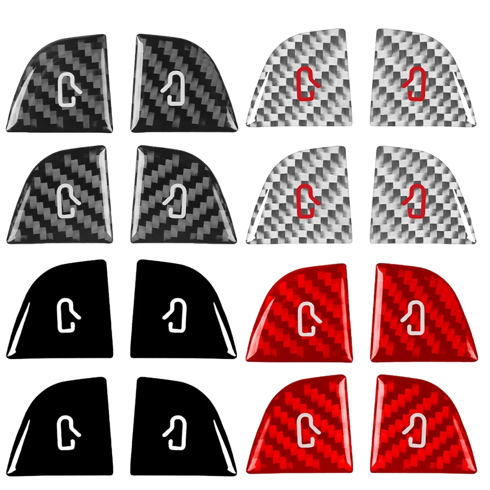4PCS For Tesla Highland​ 3/Y 2024-2025 Car Window Switch Decorating Part Door Switch Button Sticker Patch Trim Cover Accessories