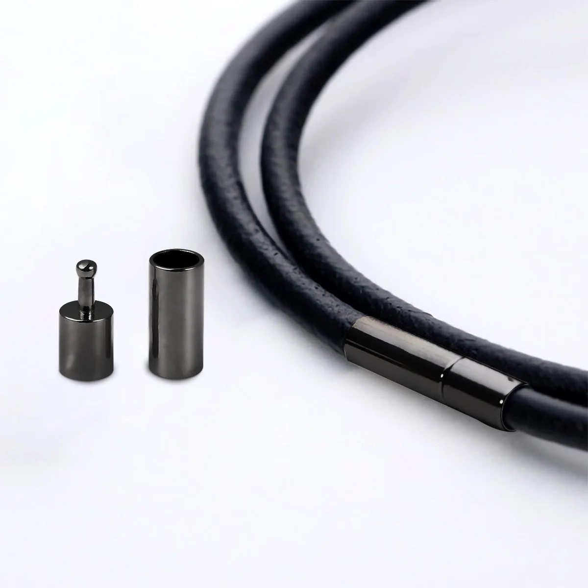 

20Pcs DIY Woven Bracelet Buckle Durable Easy to Use Jewelry Making Accessory Handmade Works Supplies for Black