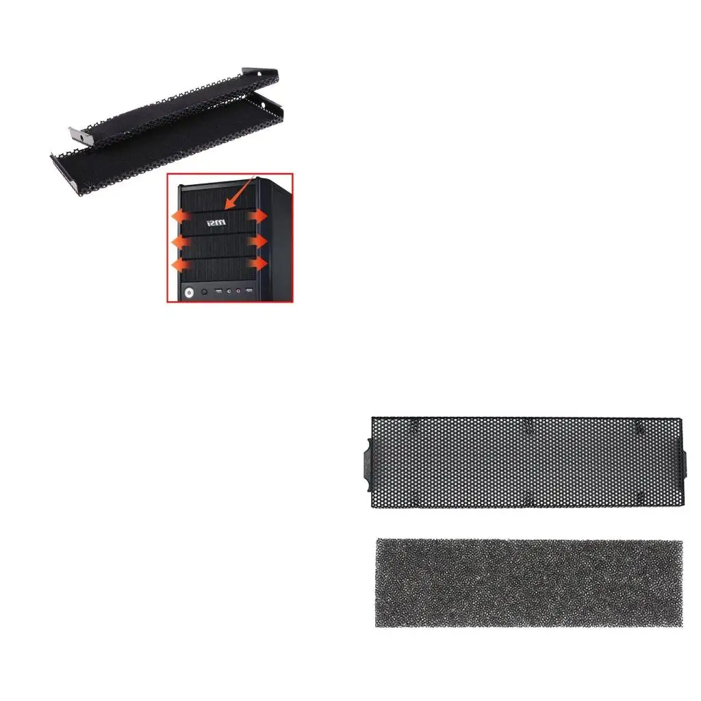 

Dustproof Opticals Drive Brackets for PC Chassis 15.8x4.3cm, 2pcs