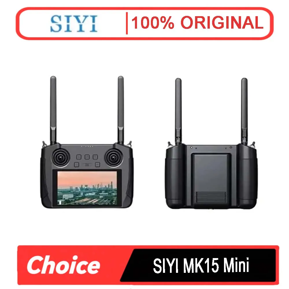 

SIYI MK15 Mini Enterprise Controller | 5.5" 1000cd/m² Touchscreen | 15KM 180ms FPV | Multi-Robot UAV/UGV/USV | CE/FCC/KC