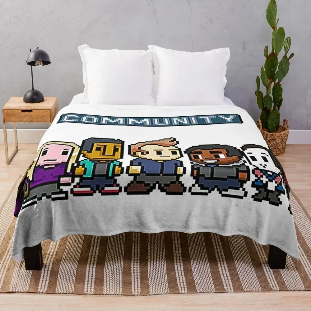 

The Pixel Community Throw Blanket Multi Purpose Soft Warm Blanket for Home Travel