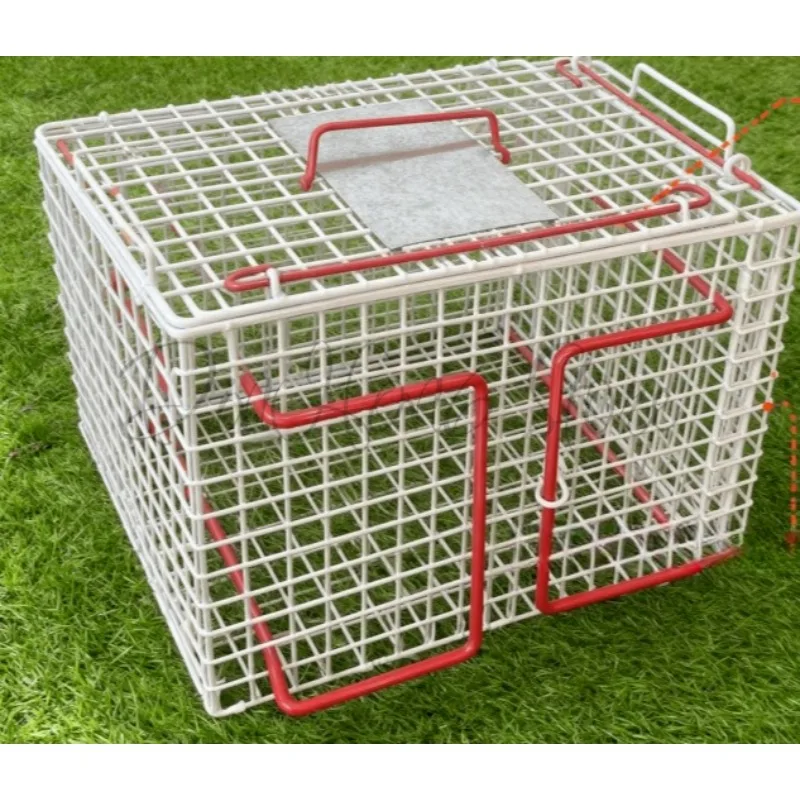 Veterinary Anti-scratch Cat Injection Suppression Restraint Cage For Pet Clinic Stray Cat Rescue Transport Treatment Accessory