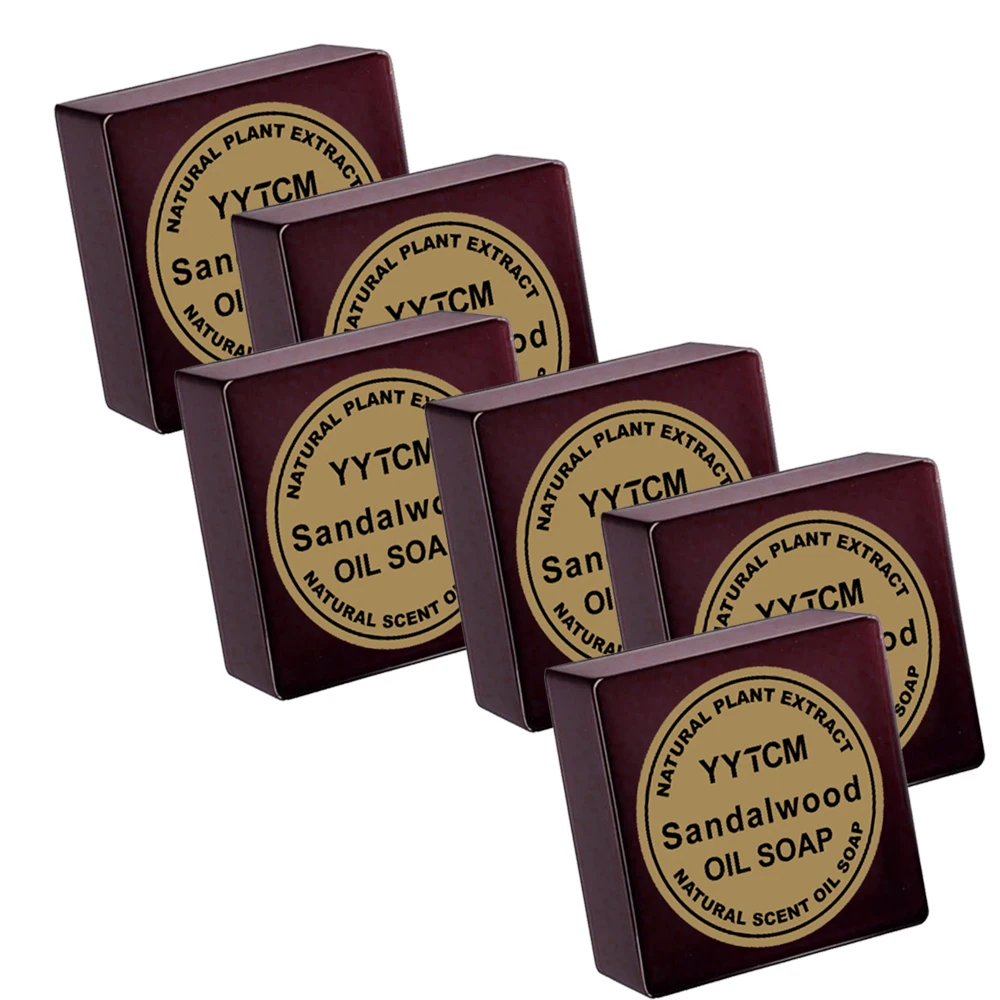 6pcs Sandalwood Soap