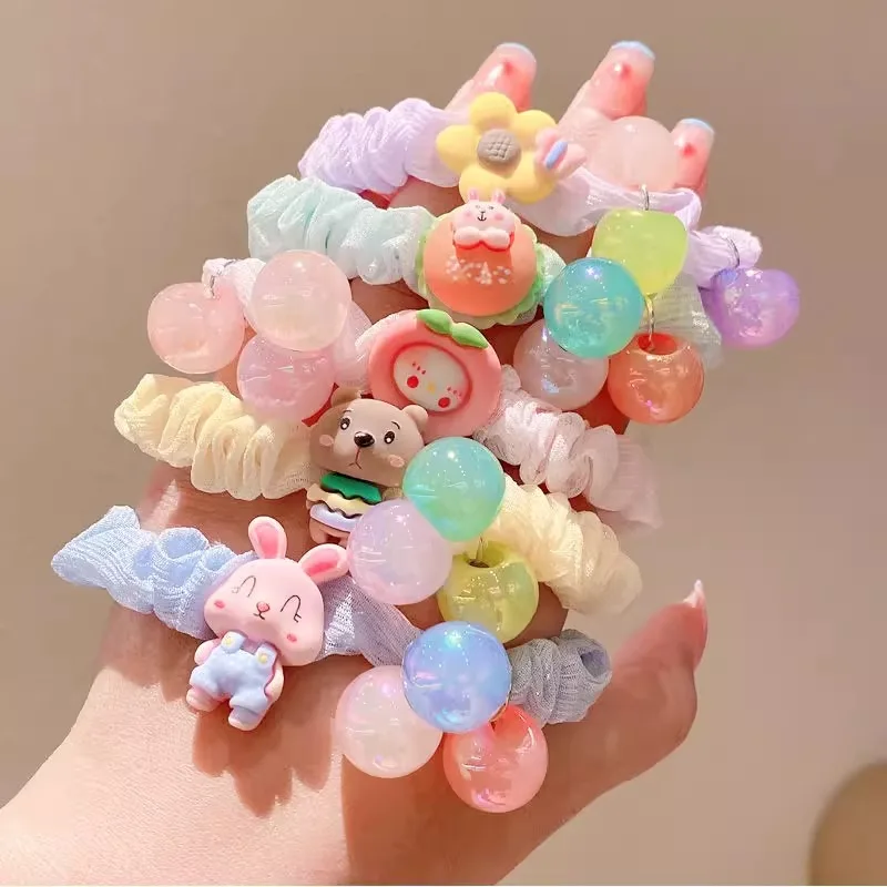 

Children's Hair Rope Popular Band Girls Hair Rope Rope Hair Accessories Little Girl Cute Elastic Rubber Band