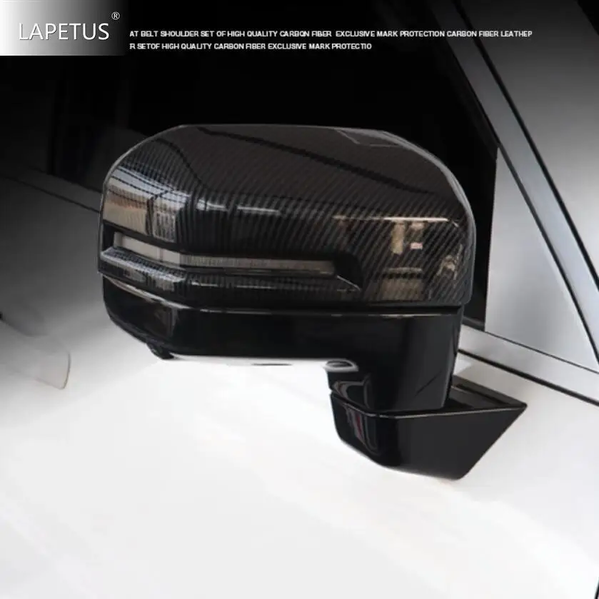 

For Haval Dargo 2021 2022 2023 Carbon Fiber Car Rearview Mirror Rear View Rain Eyebrow Decor Frame Cover Trim ABS Accessories