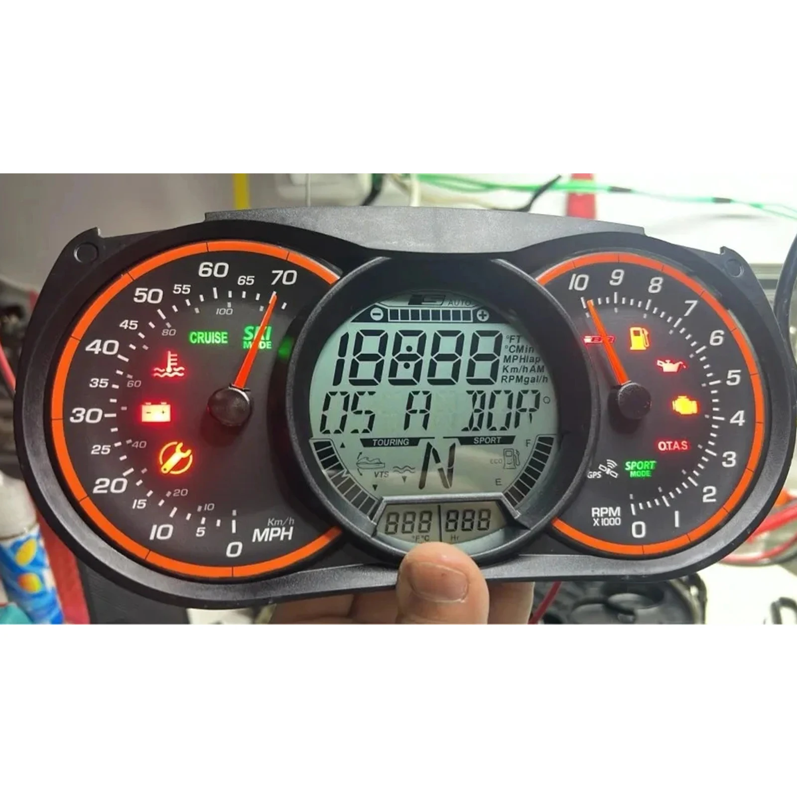 New Instrument LCD Screen For SEADO* 278002761 4-Tec 130 155 215 255 260 300 image 2