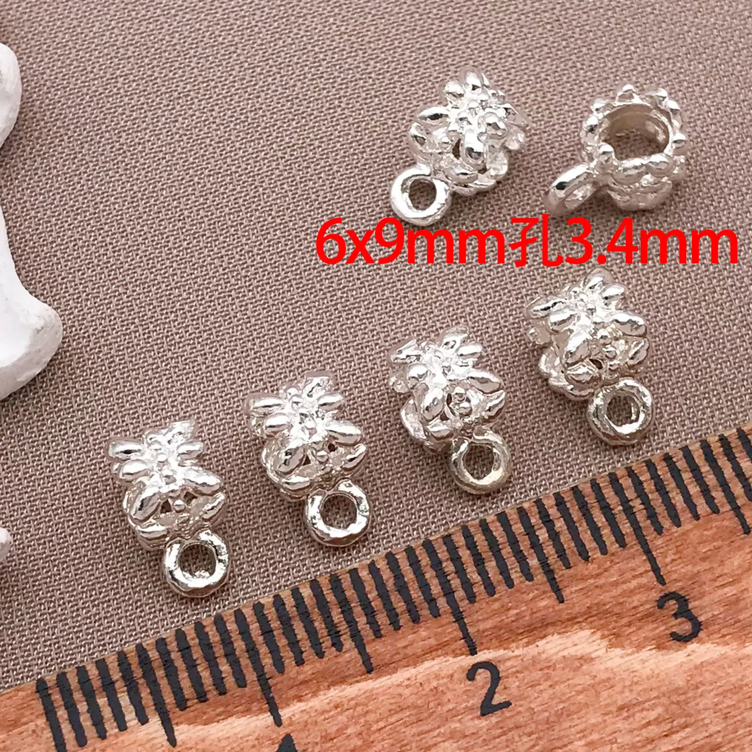 18K Copper Plated Three-Way Connector for DIY Jewellery Making