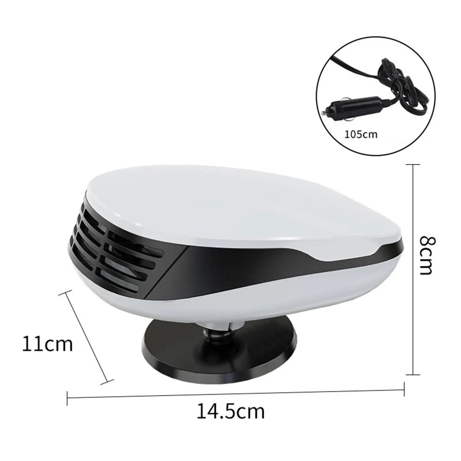 12V Car Heater, Winter Heating Warmer, Multifunction Protable Window Defroster, Auto Heating Fan, for Car Vehicles SUV