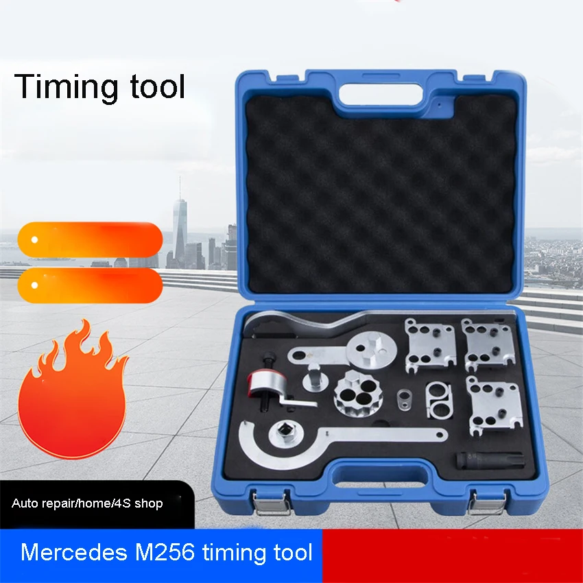 

Suitable forFor Mercedes Benz M254 M256 Timing Tool New S-Class Inline 6-Cylinder Engine Crankshaft Pulley Special Tool