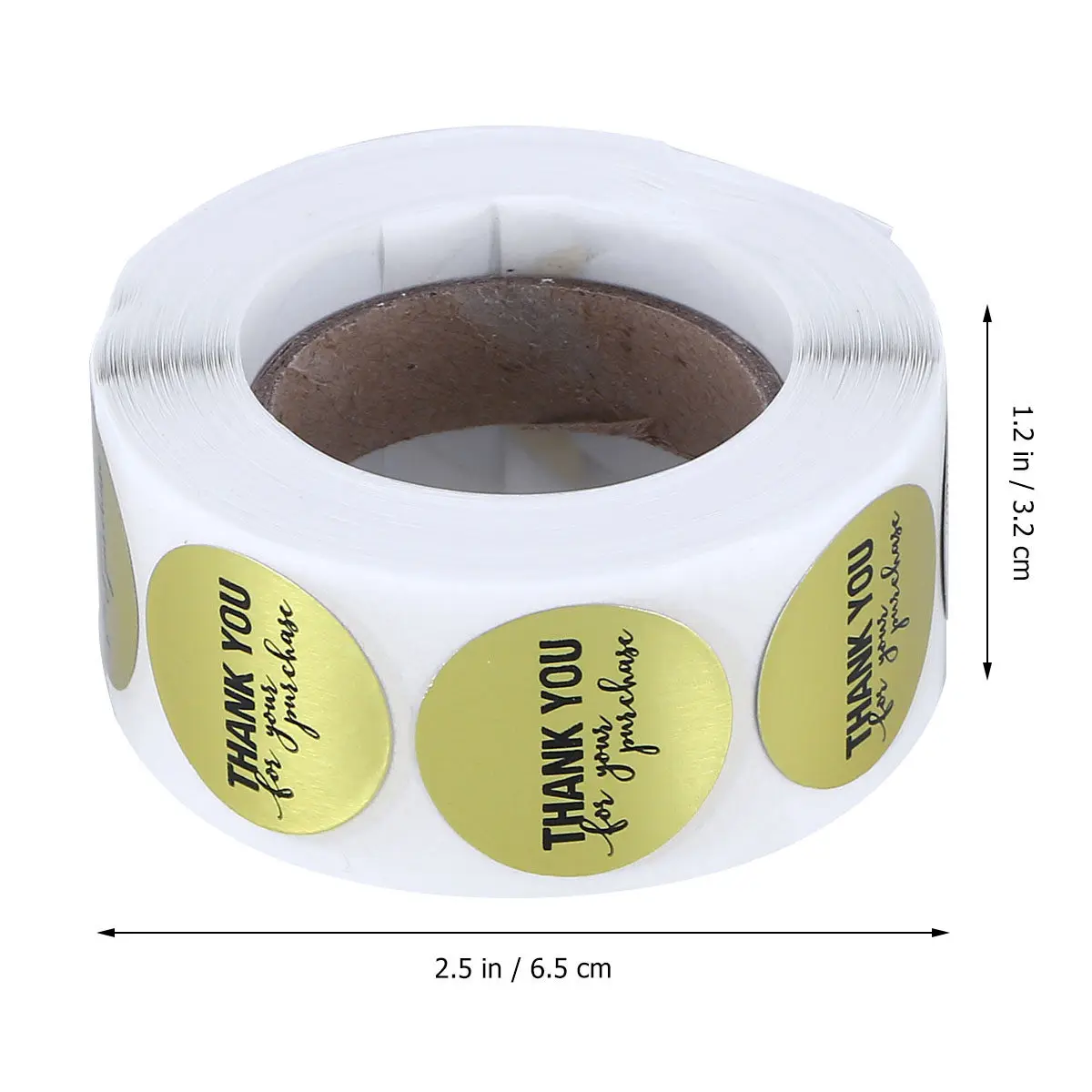 500Pcs Thank You Round Sticker Decorative For Small Business Packaging Event Planner Stickers Adhesive Labels Baking