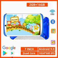 Hot 7'' Tablets for Chidren Android 9 WIFI 2G RAM 16GB ROM 1024 x 600 IPS RK3126 Quad Core Educational Tablet for Kids Gift