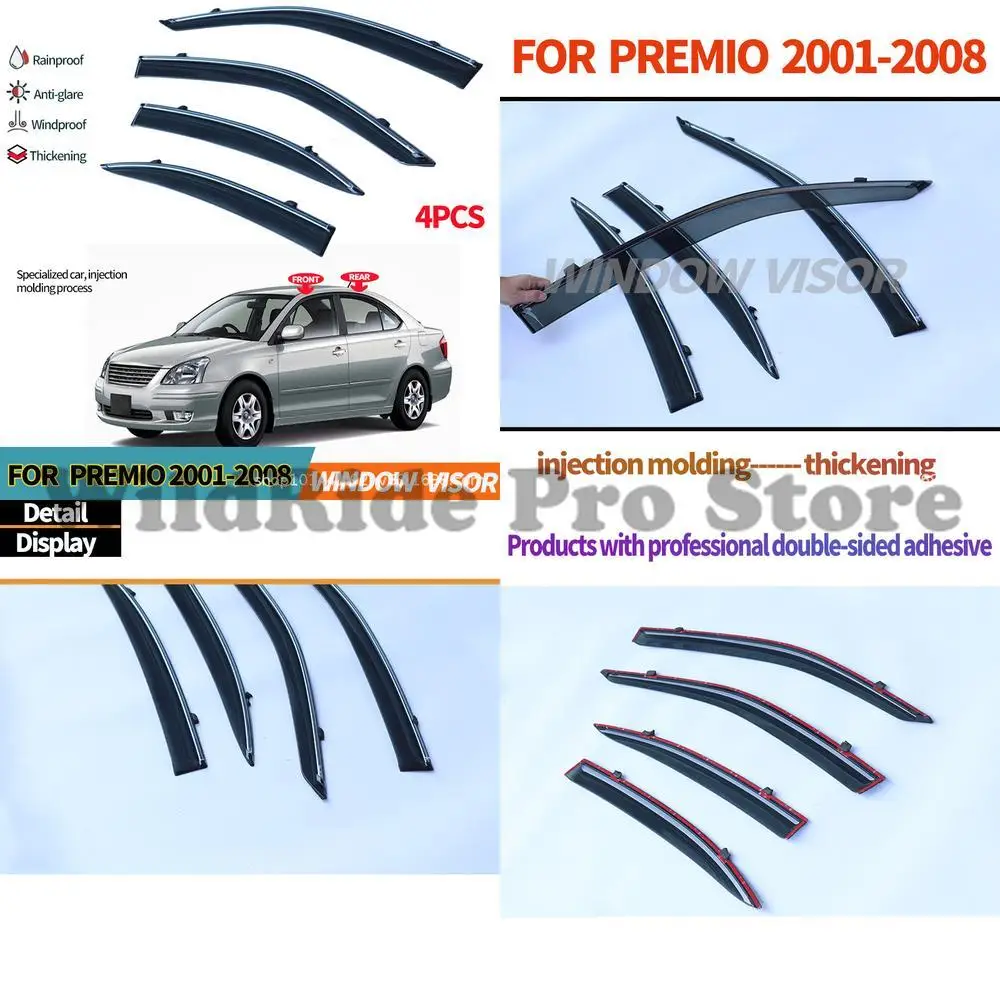 

1 set For Toyota Premio 2001-2008 Window Visor Rain Shield