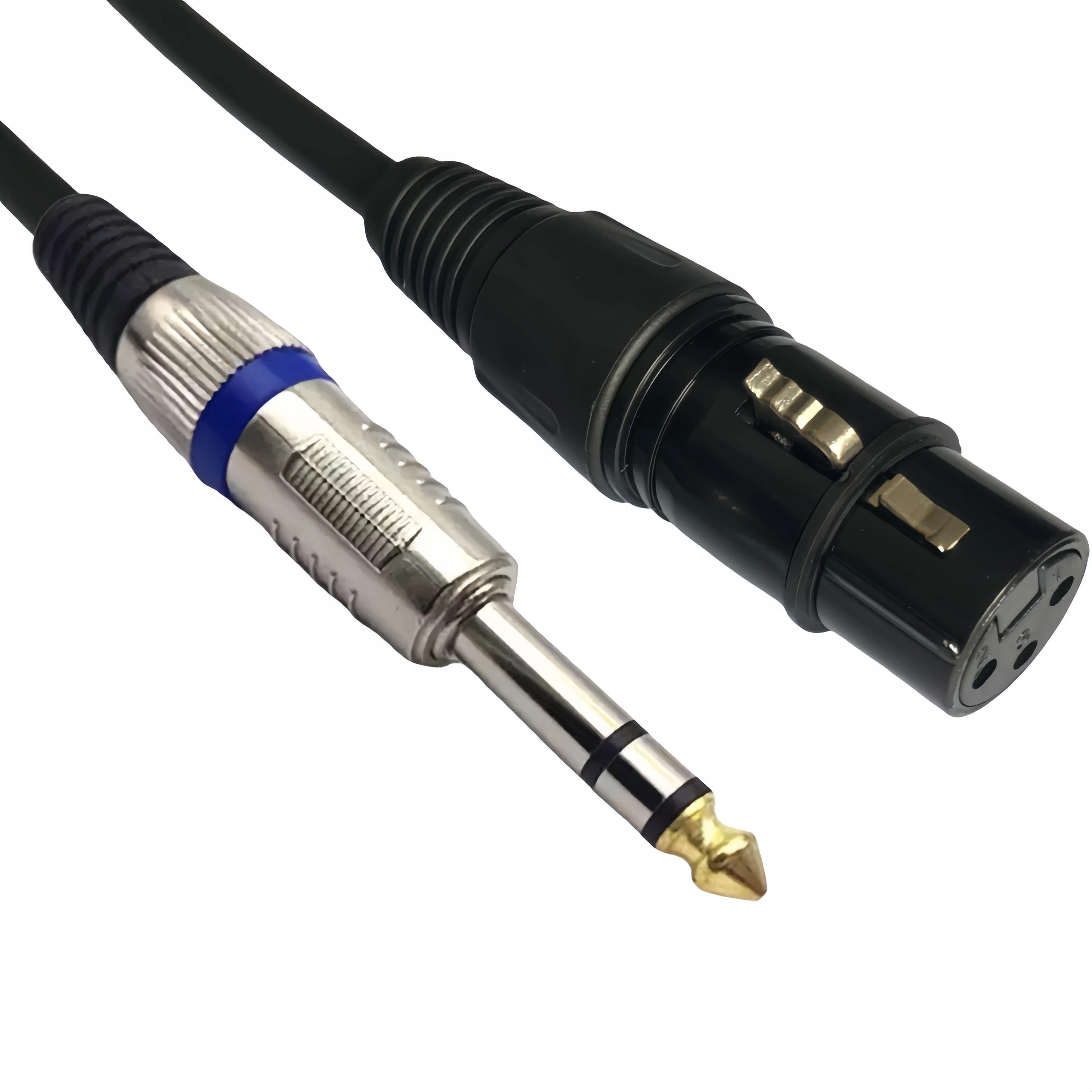 6.35mm Trs to Xlr Female Audio Cable, 6.35mm Trs (Stereo) to Three-Core Xlr Female Connector (Xlr-F) Connection Cable