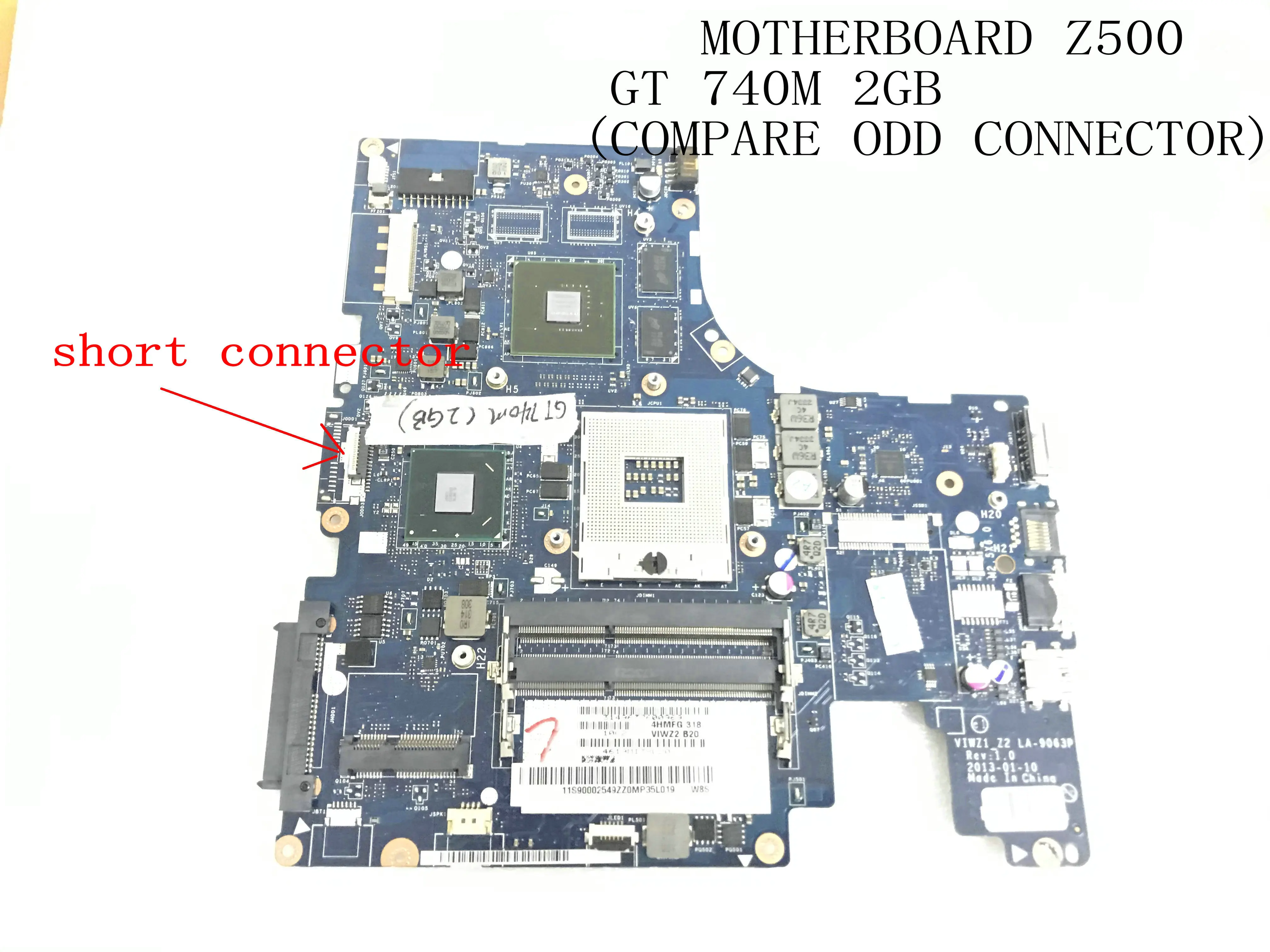 

FAST SHIPPING VIWZ1_Z2 LA-9063P FOR LENOVO Z500 LAPTOP MOTHERBOARD GPU GT740M 90 DAYS WARRANTY