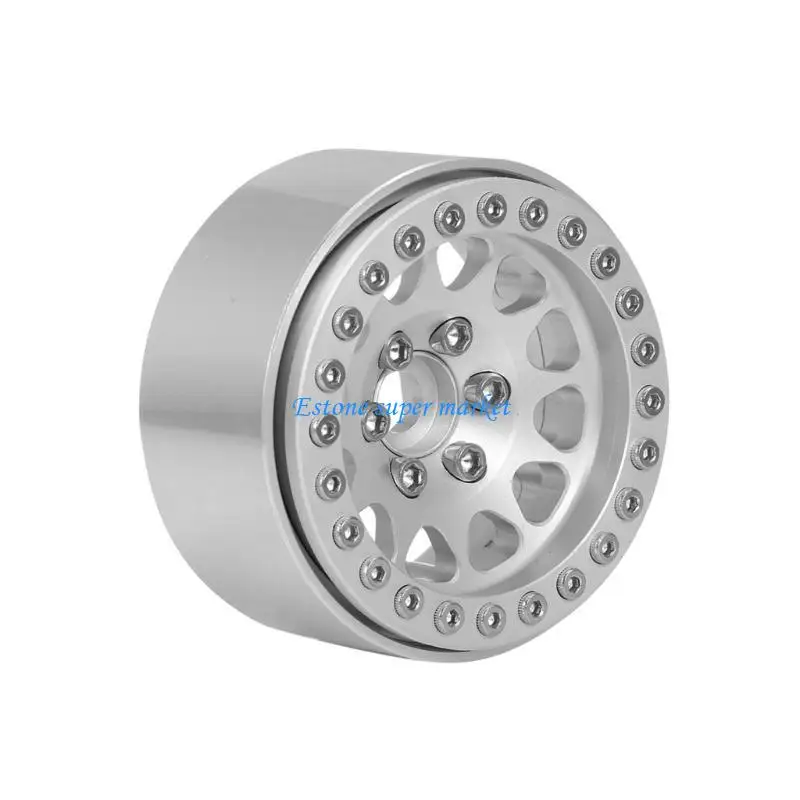 090B 4PCS Wheel Rims Beadlock Wheel Hub with 12 Spokes for 1/10 Remote Control Car